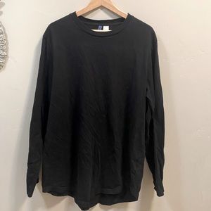 Men’s long sleeve longline t shirt